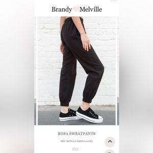 brandy melville sweatpants like new